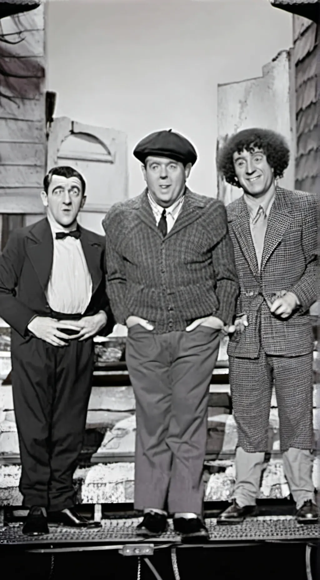 ai character: Curly, larry, moe background