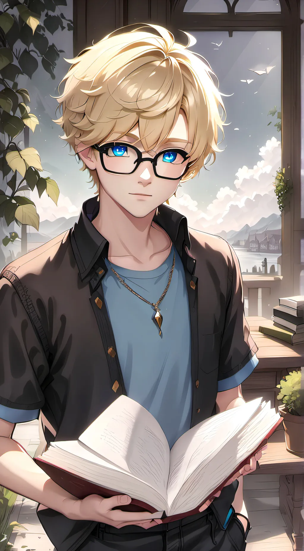 ai character: Leo background