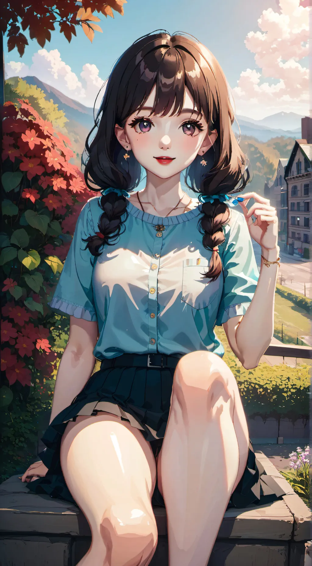 ai character: Luna background