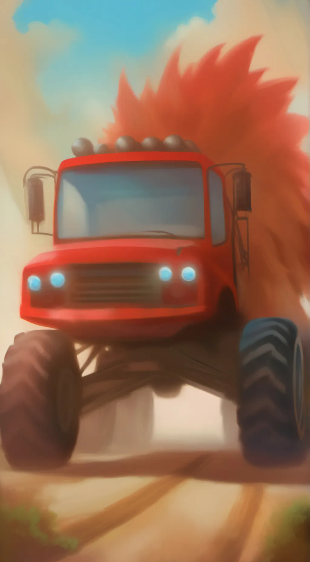 ai character: Blaze background