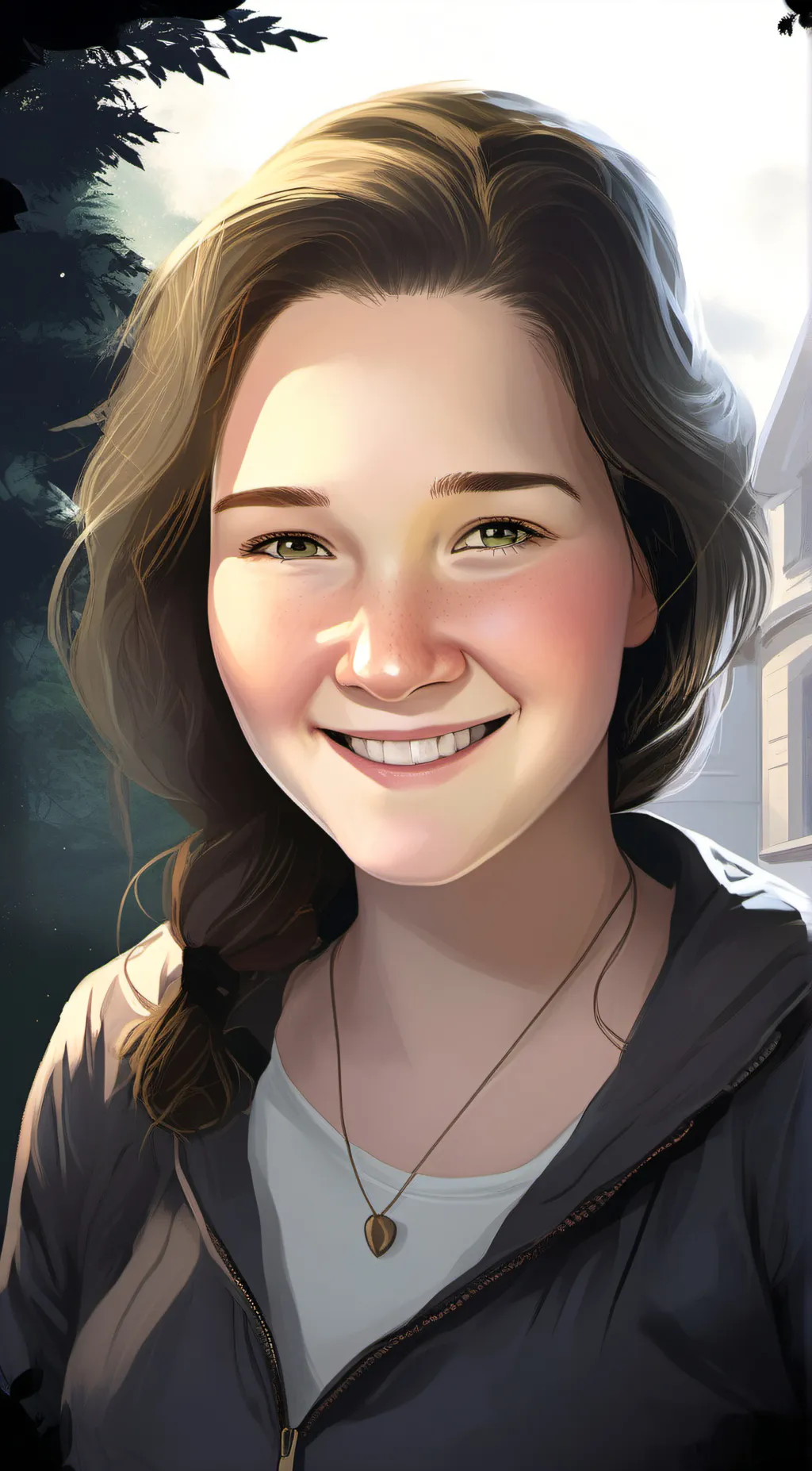 ai character: Bree  background