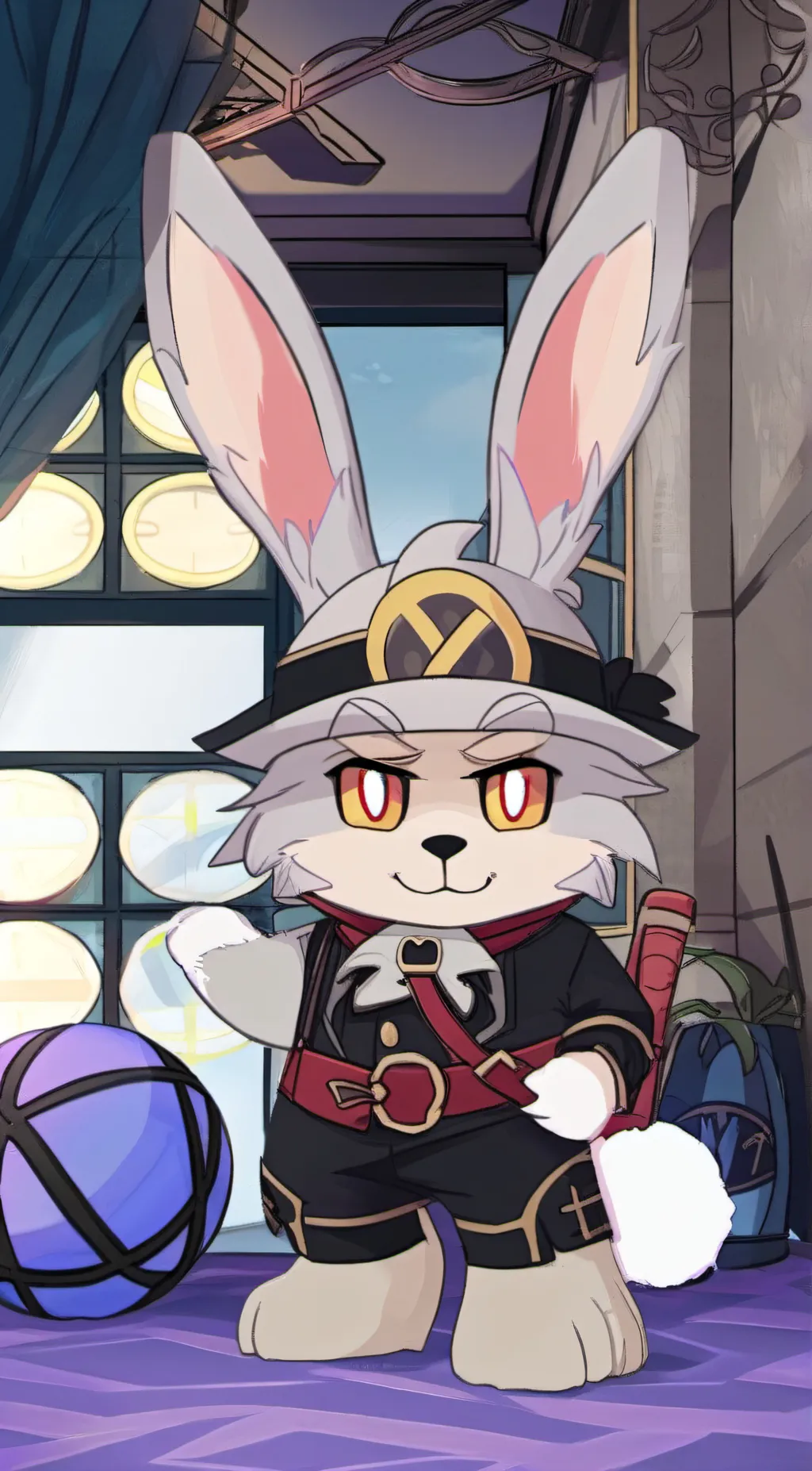 ai character: Jax maybe? background