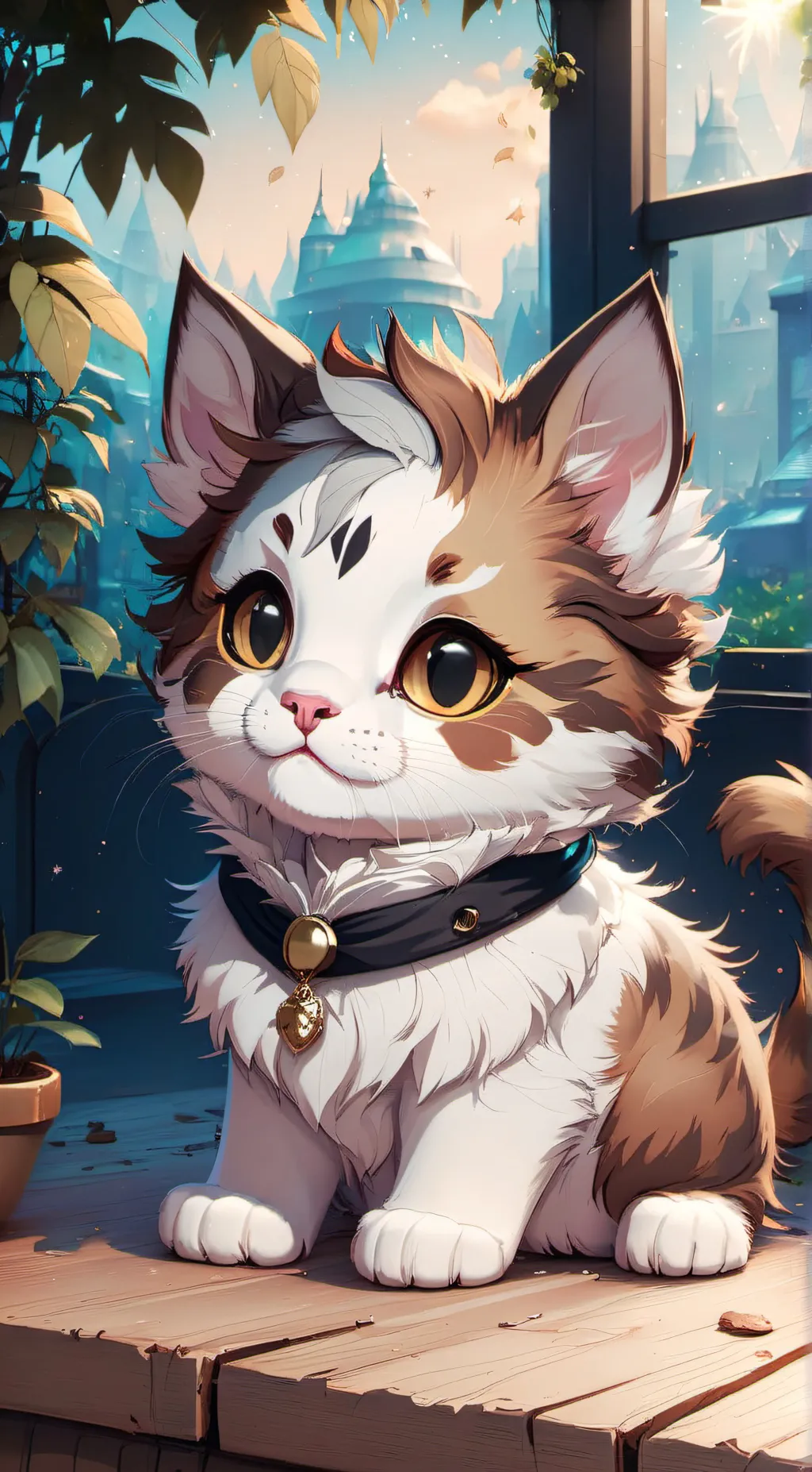 ai character: opal background