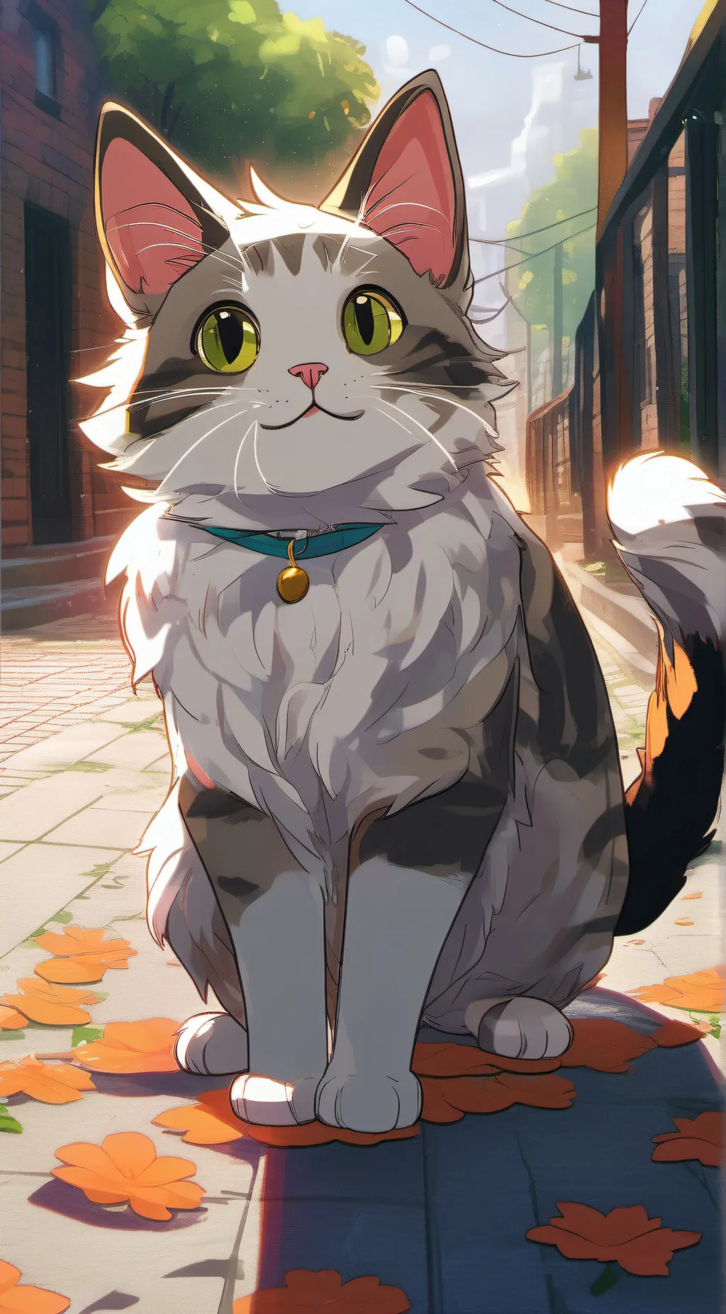 ai character: luna background