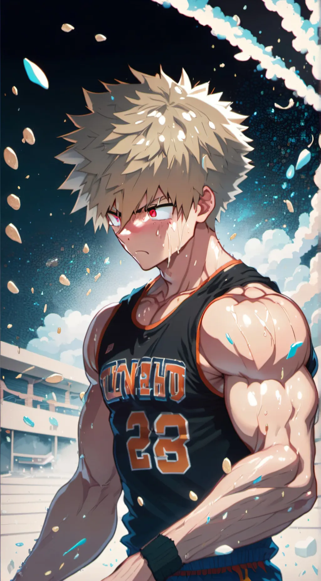 ai character: Bakugo background