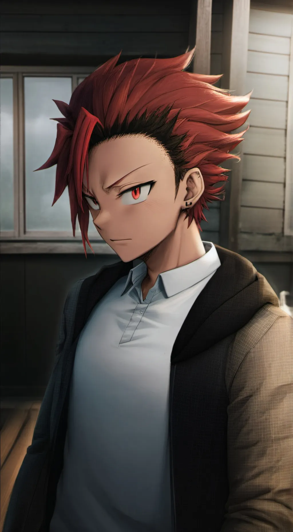 ai character: Kirishima background