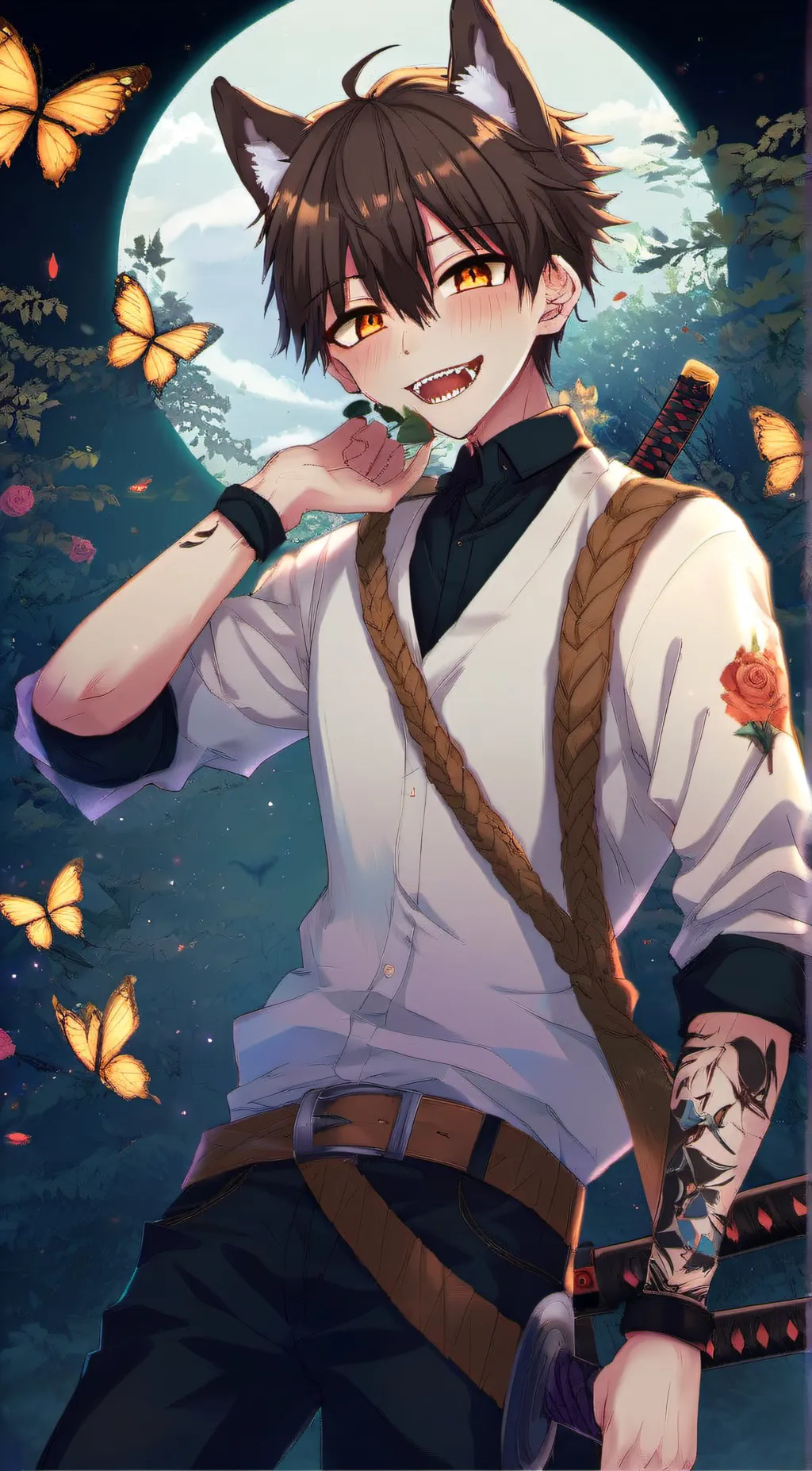 ai character: Wilson  Jr background