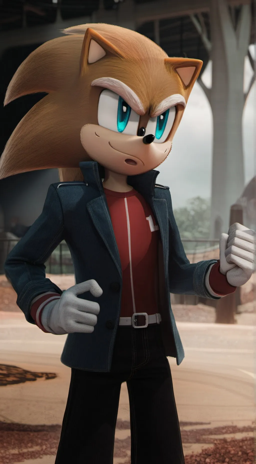 ai character: Sawnic UWU background