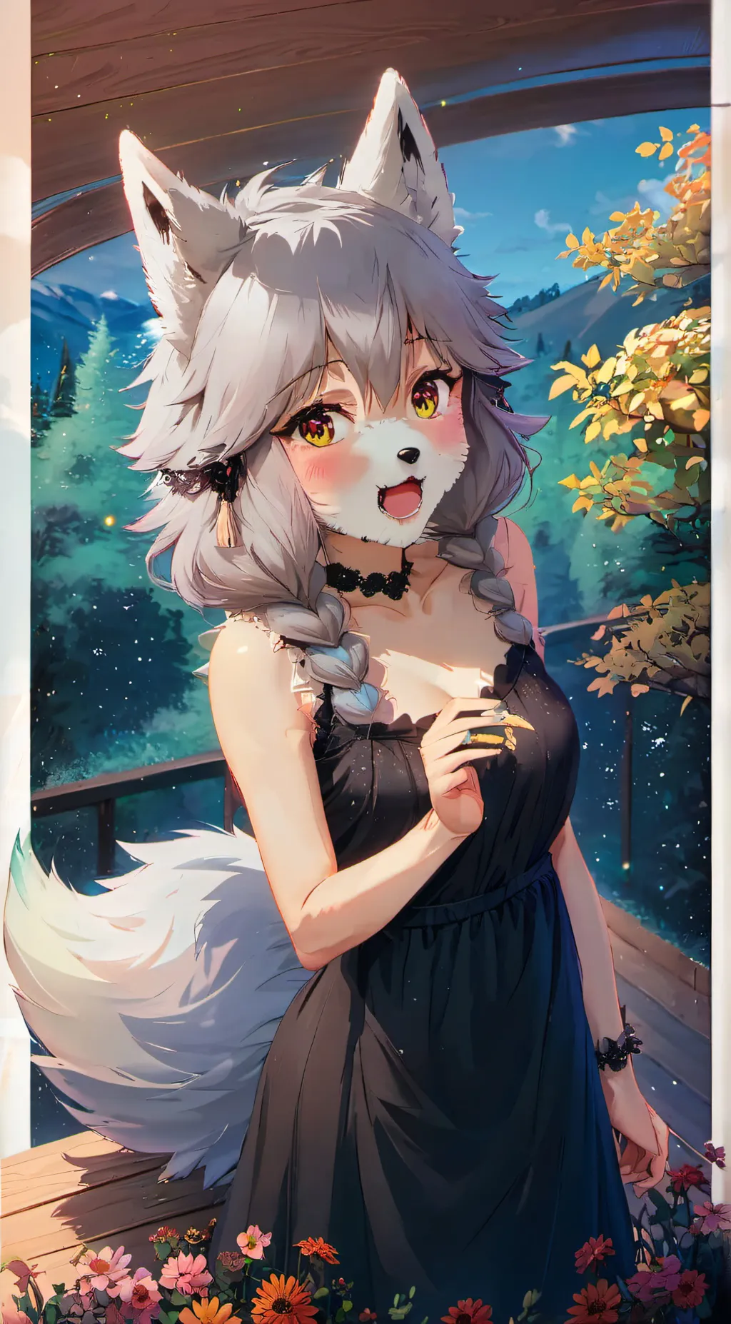 ai character: Wolfie background