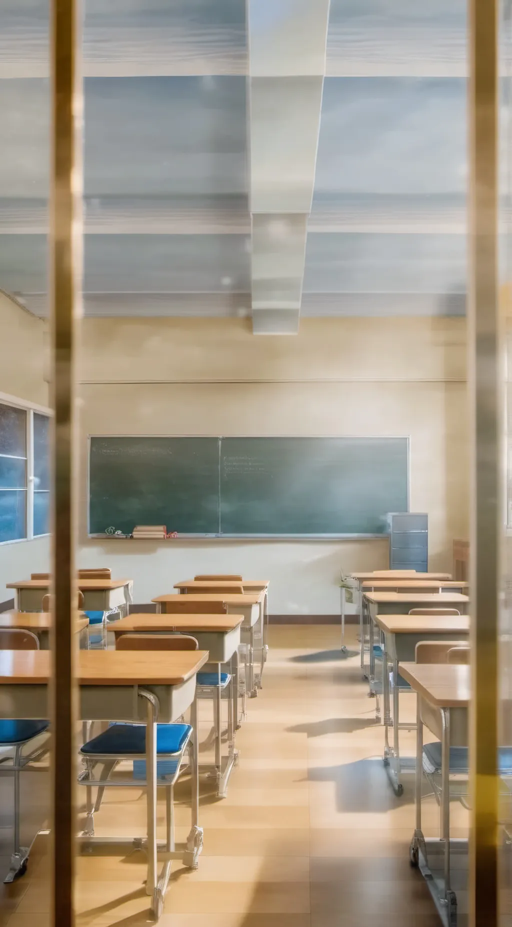 ai character: Classroom background