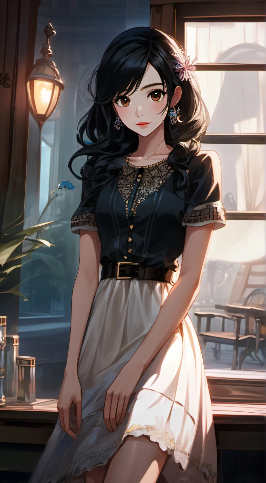 ai character: Nevada  background