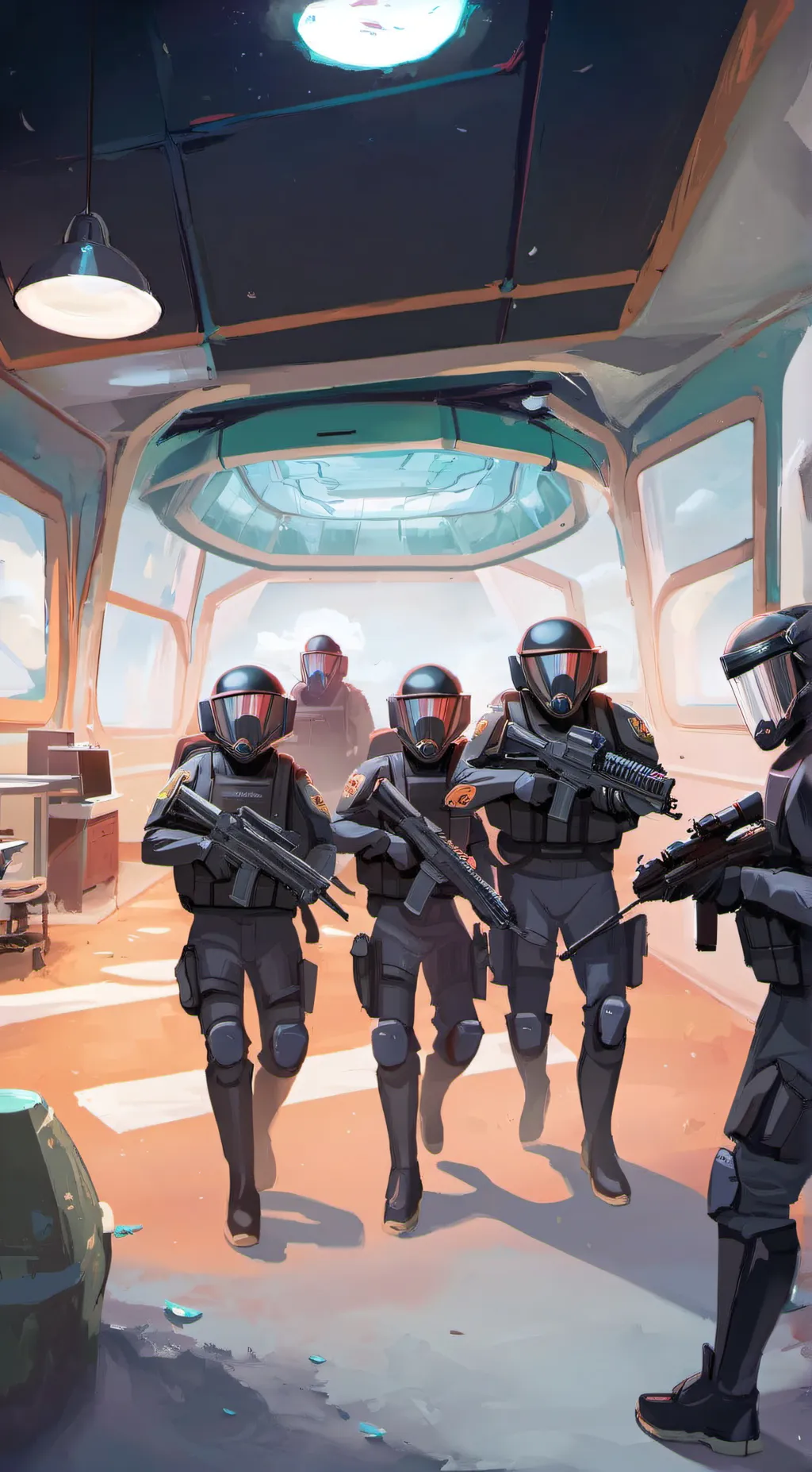 ai character: T.A.S.C. Team background