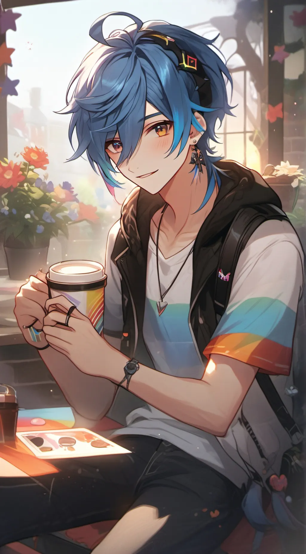 ai character: Terrace  background