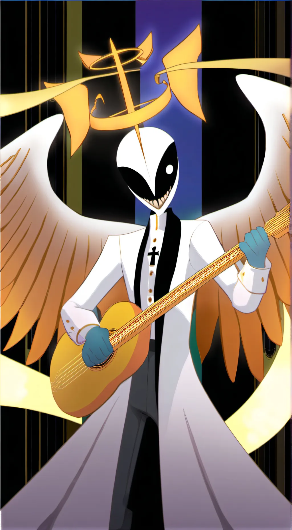 ai character: adam (hazbin hotel background