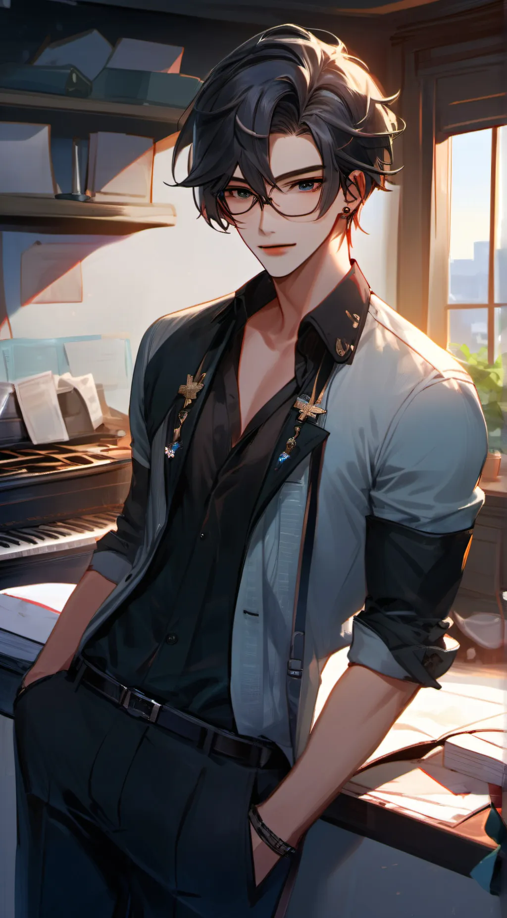 ai character: Alex background