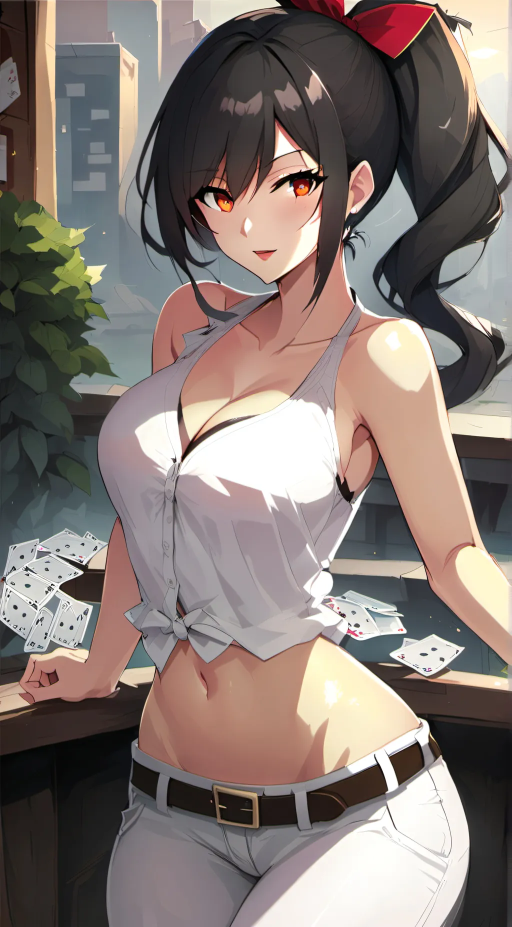 ai character: Bella background