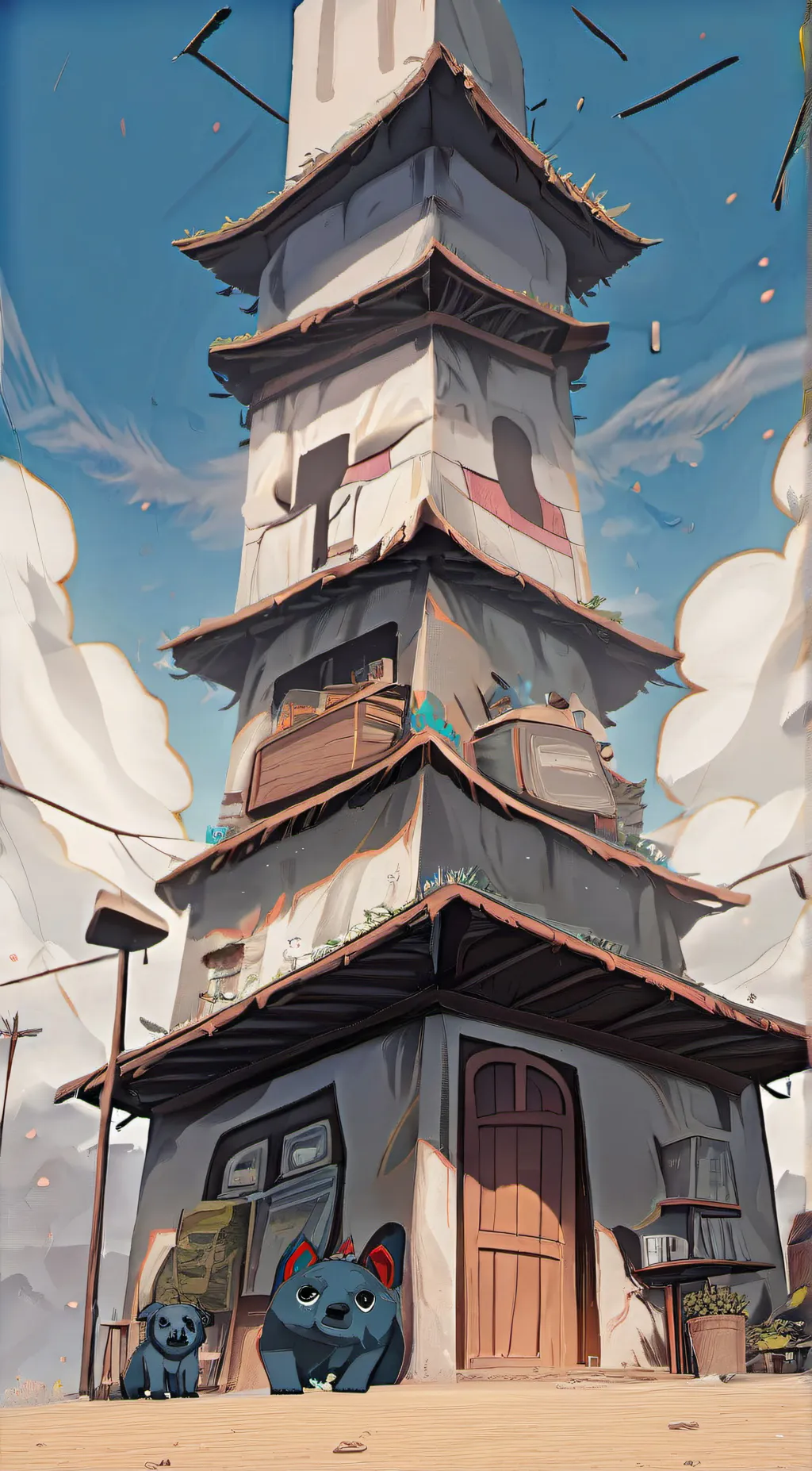 ai character: murder drones background