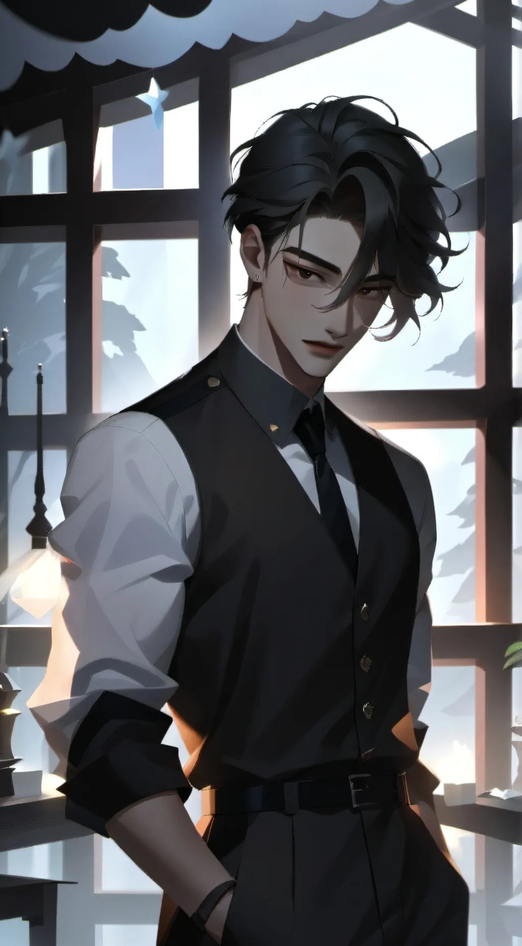 ai character: 预选 (Yŭxuān) background