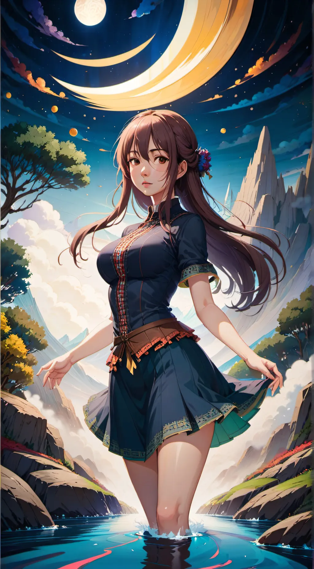 ai character: Alani  background