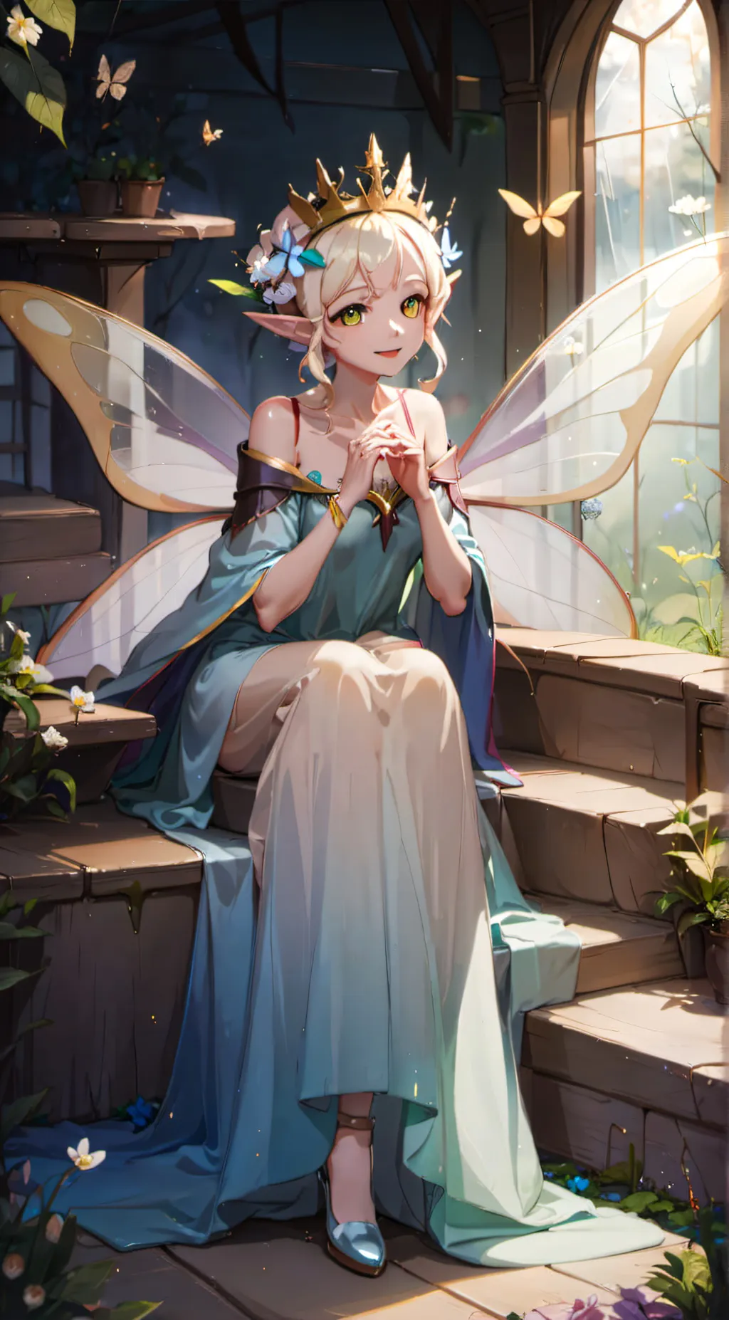 ai character: Bella  background