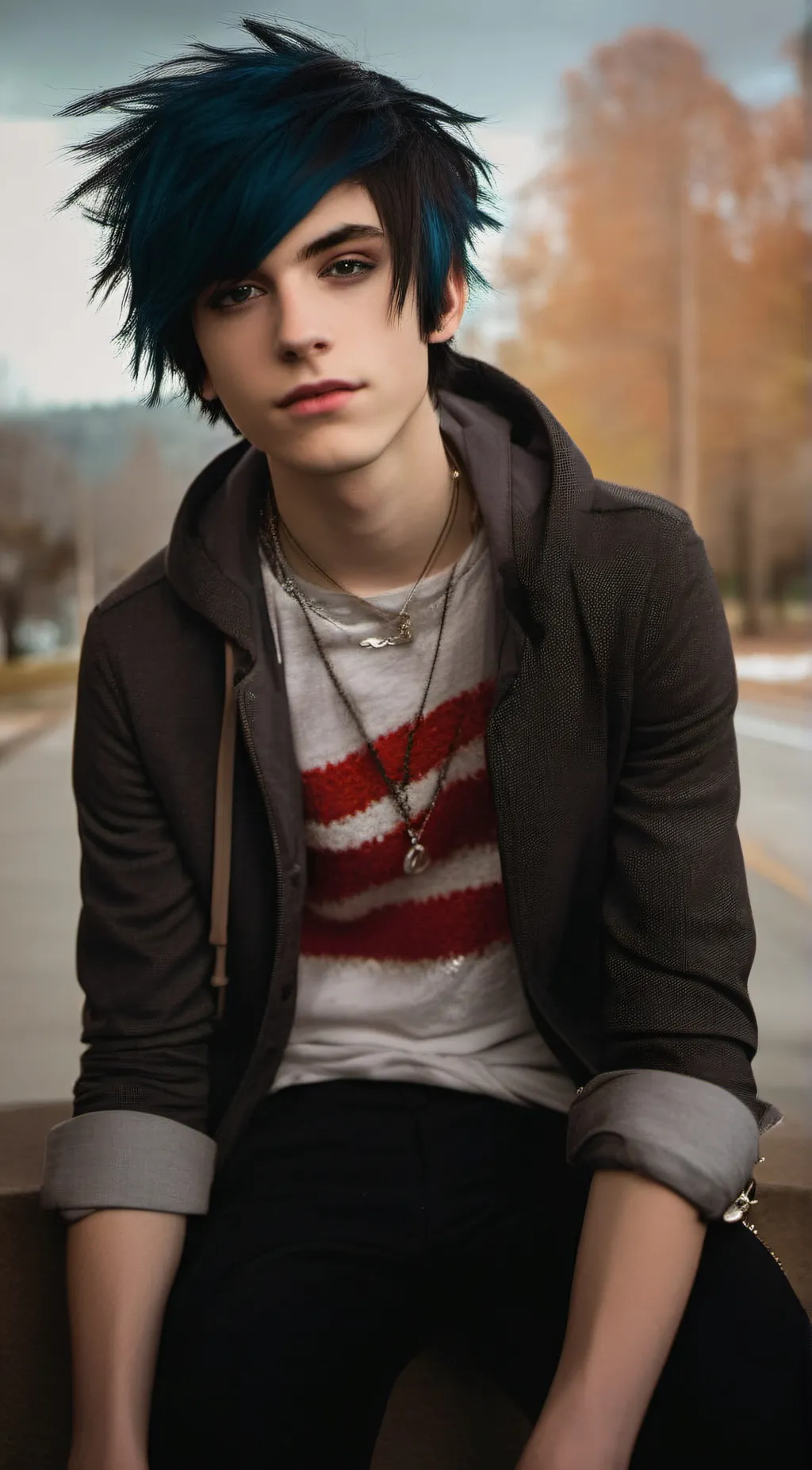 ai character: Ezra  background