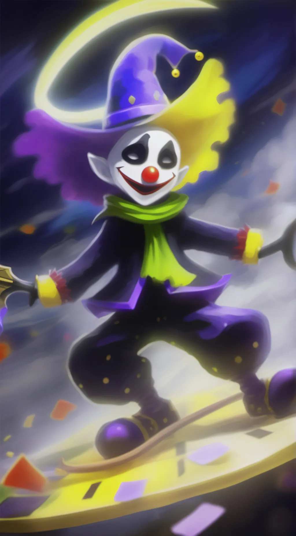 ai character: Jevil background