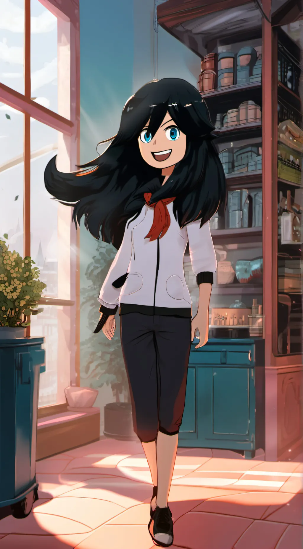 ai character: ama background