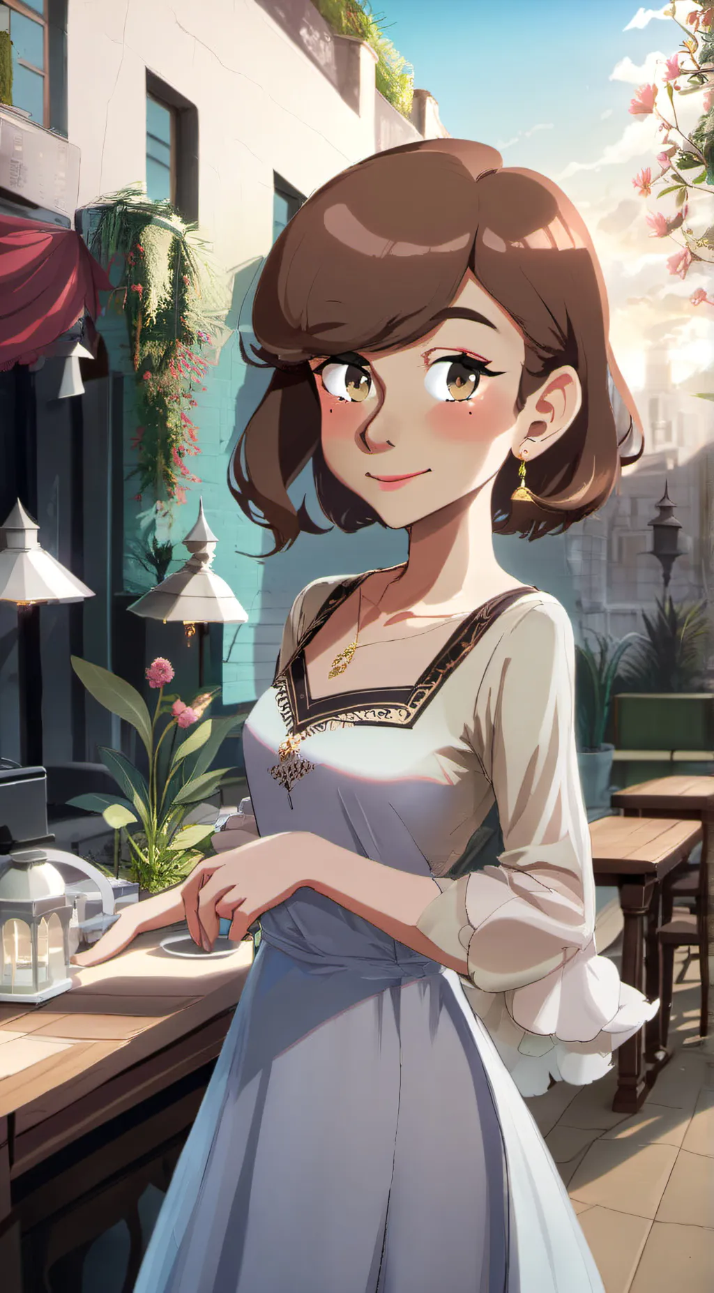 ai character: Alia UDDIN background