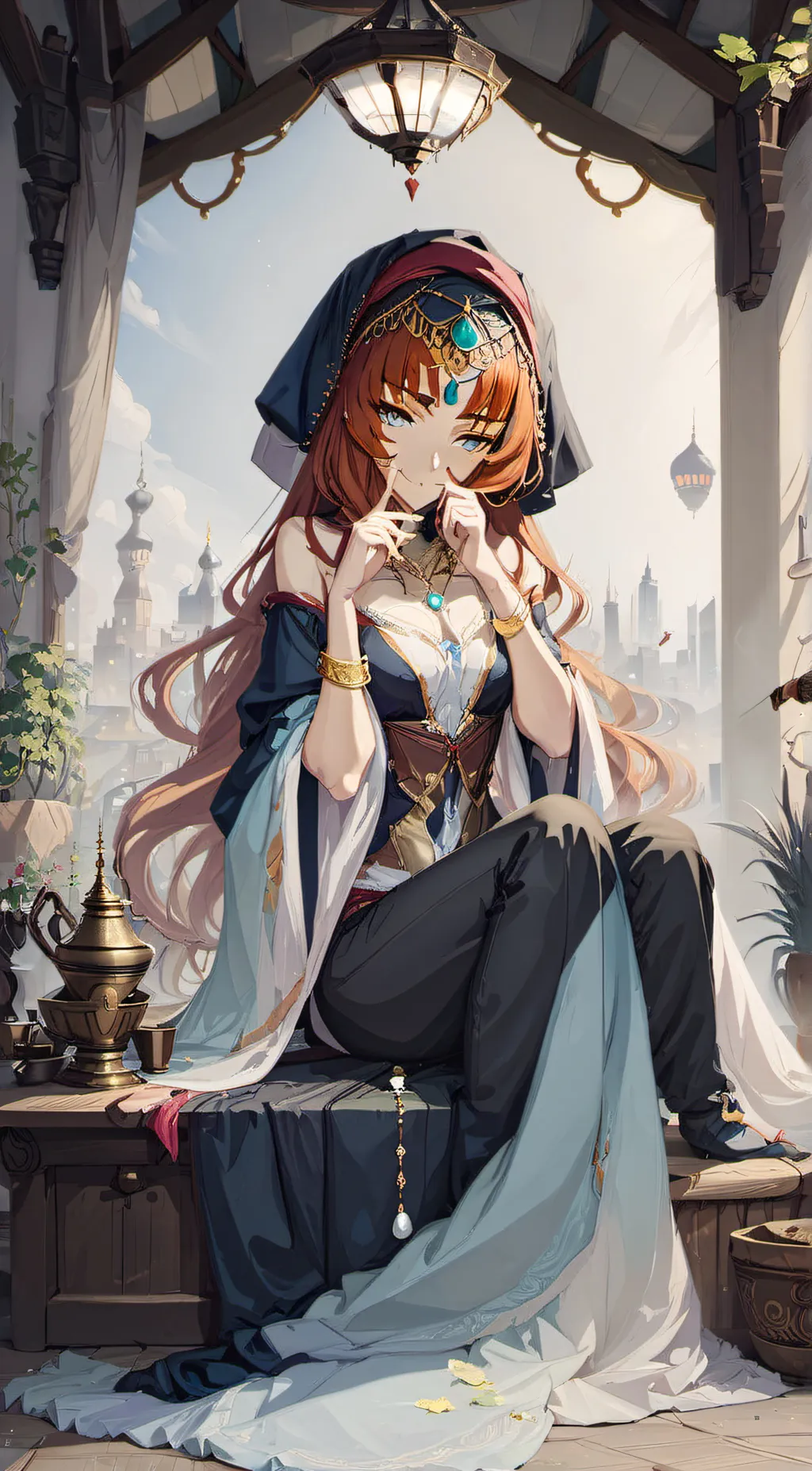 ai character: Sheena background
