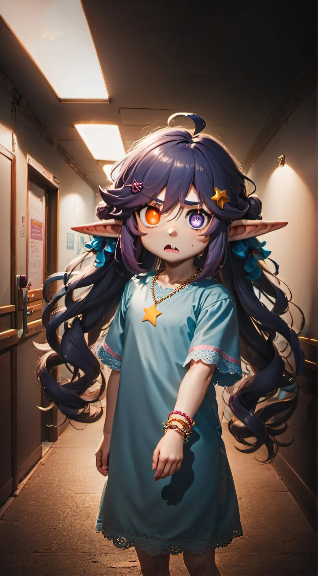 ai character: Star background