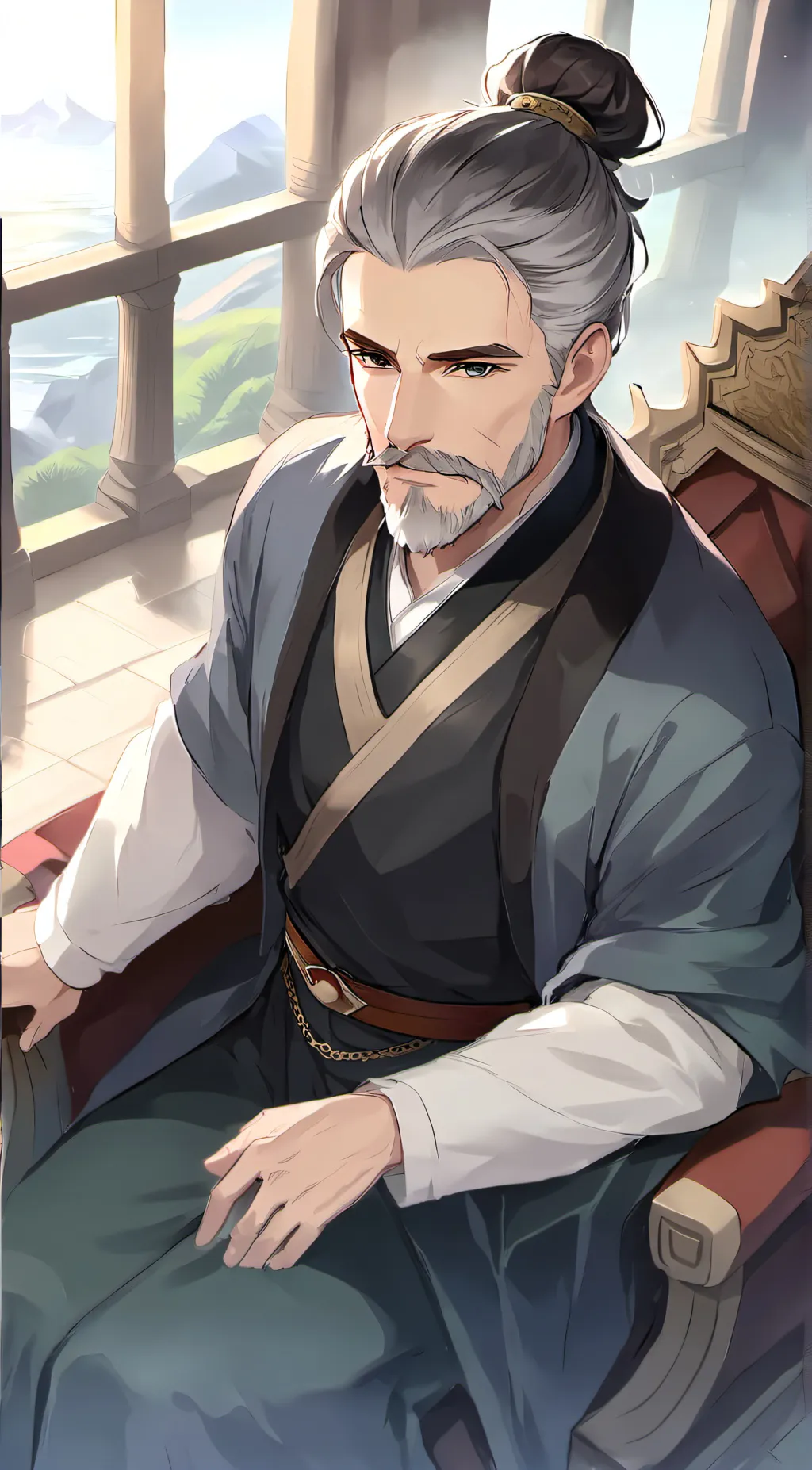 ai character: Reverent Nezumioki background