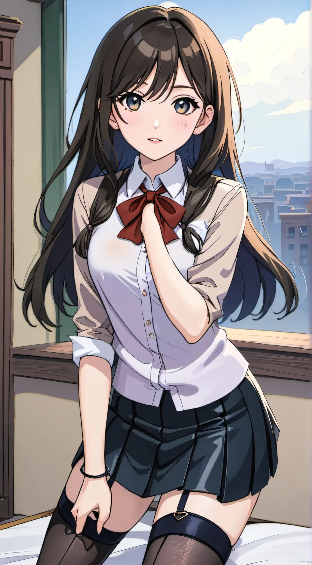 ai character: paige background