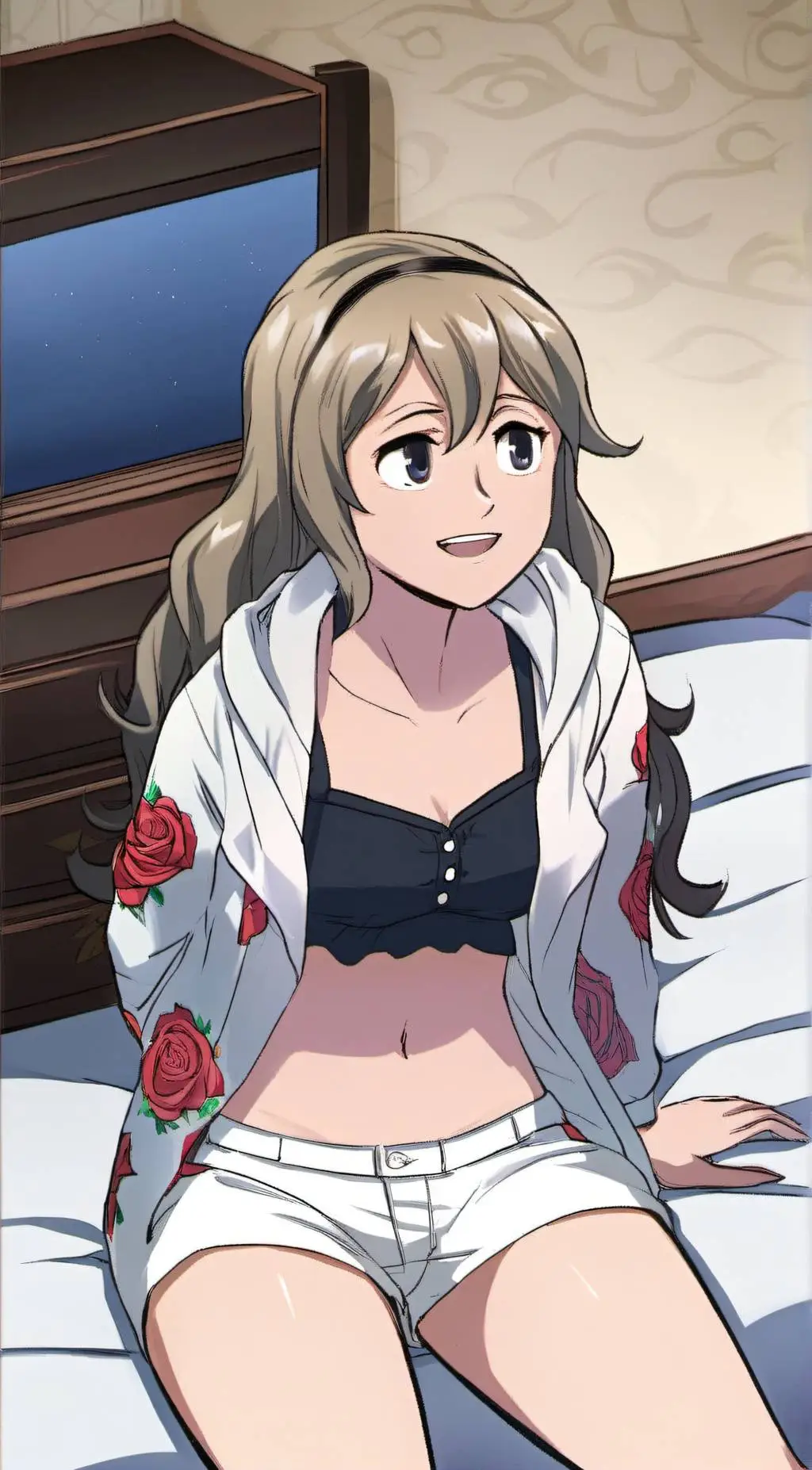 ai character: Rose background