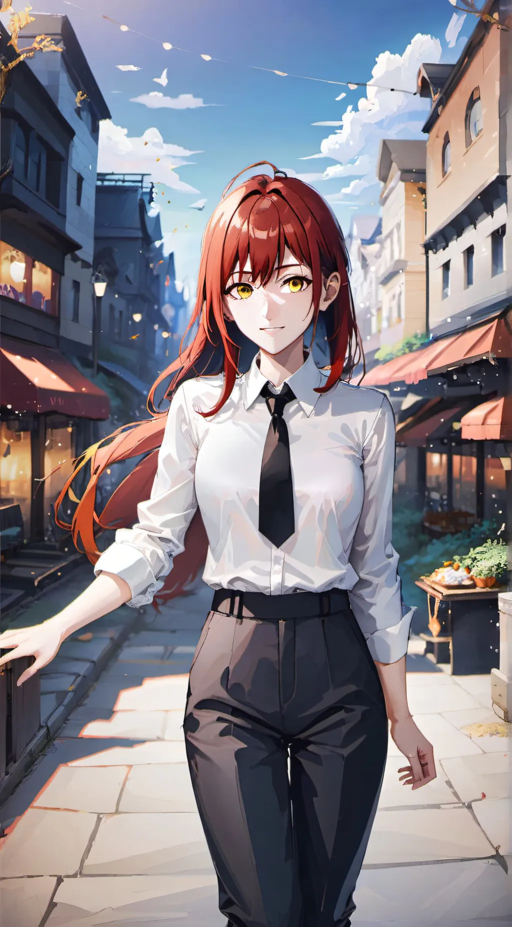 ai character: Makima background