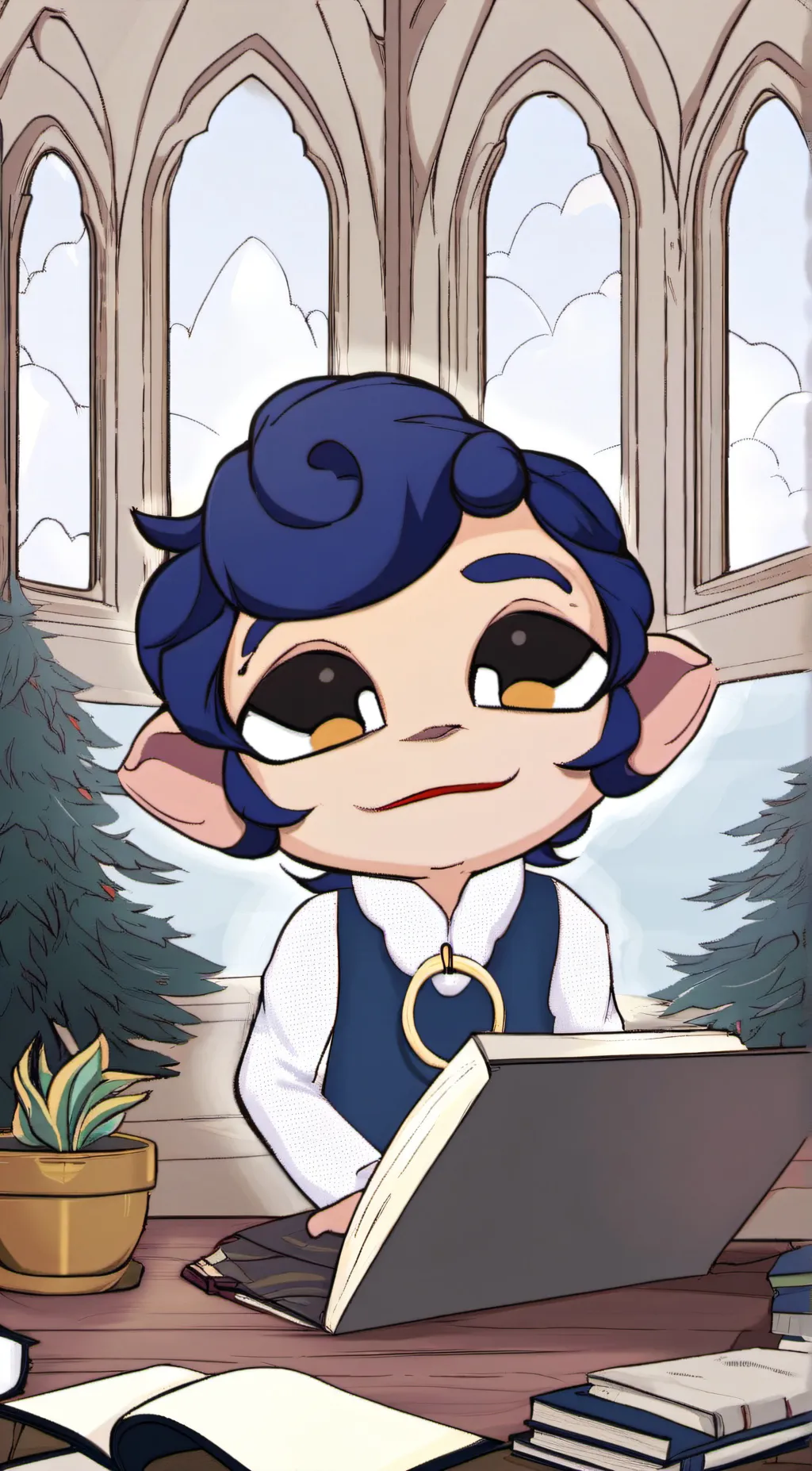 ai character: Wally+y/n background