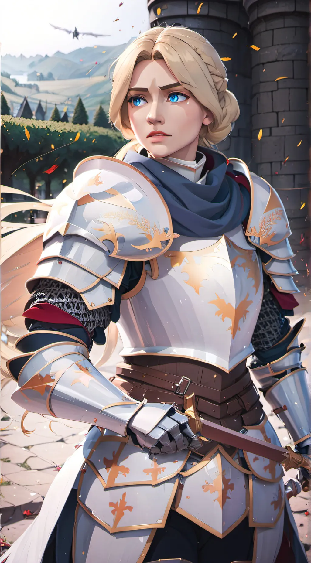 ai character: Silica background