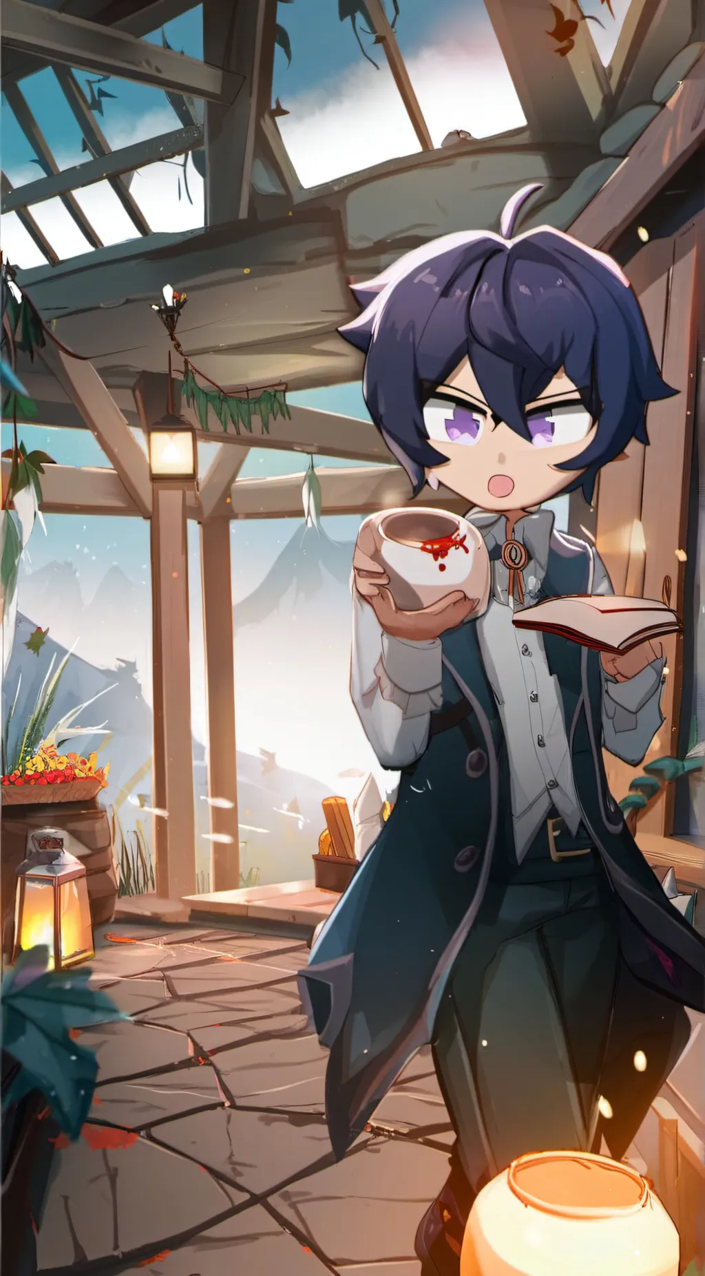 ai character: Danie background