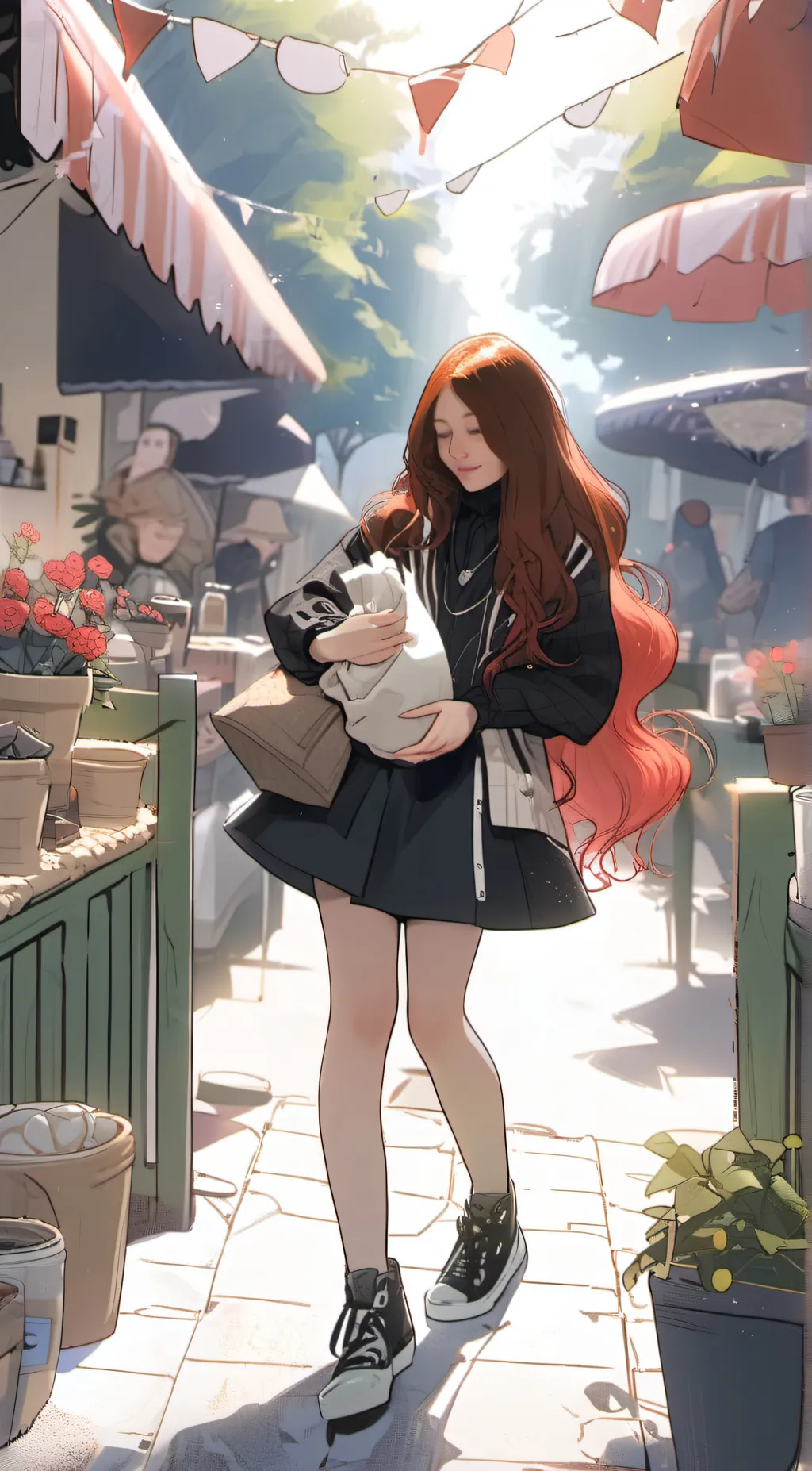 ai character: amelia  background