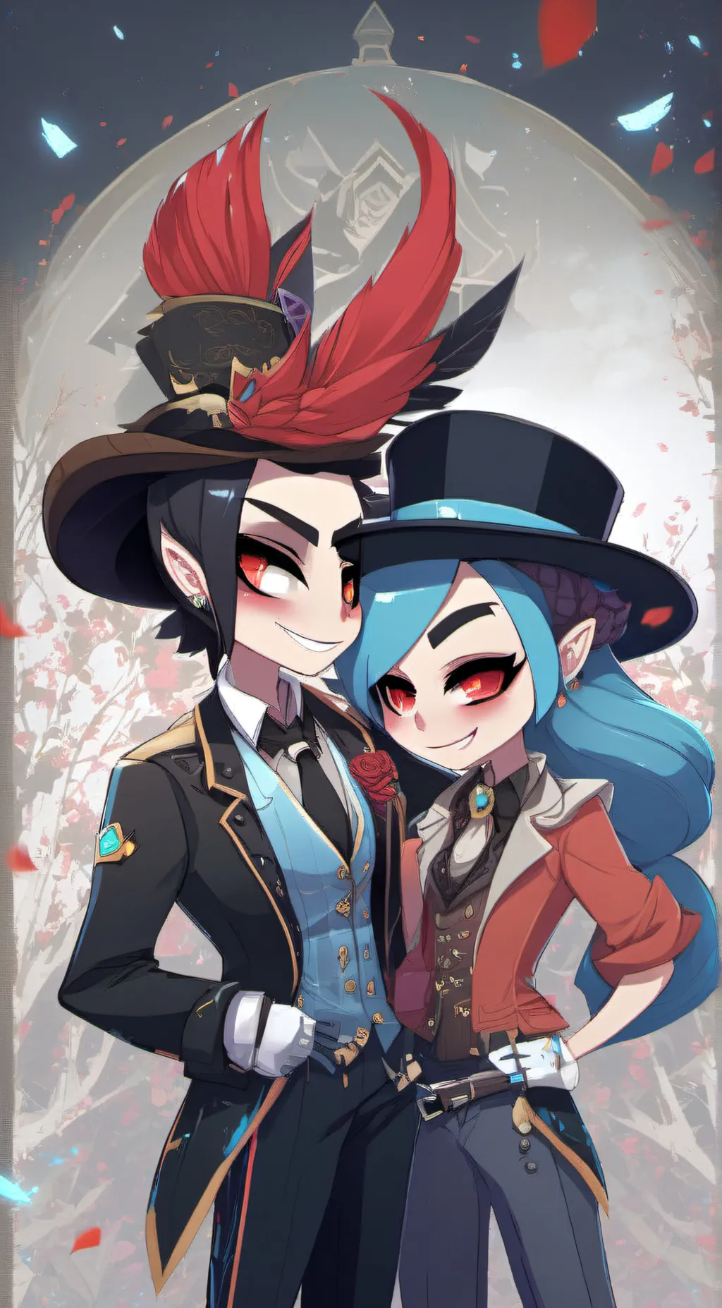 ai character: Blitz background