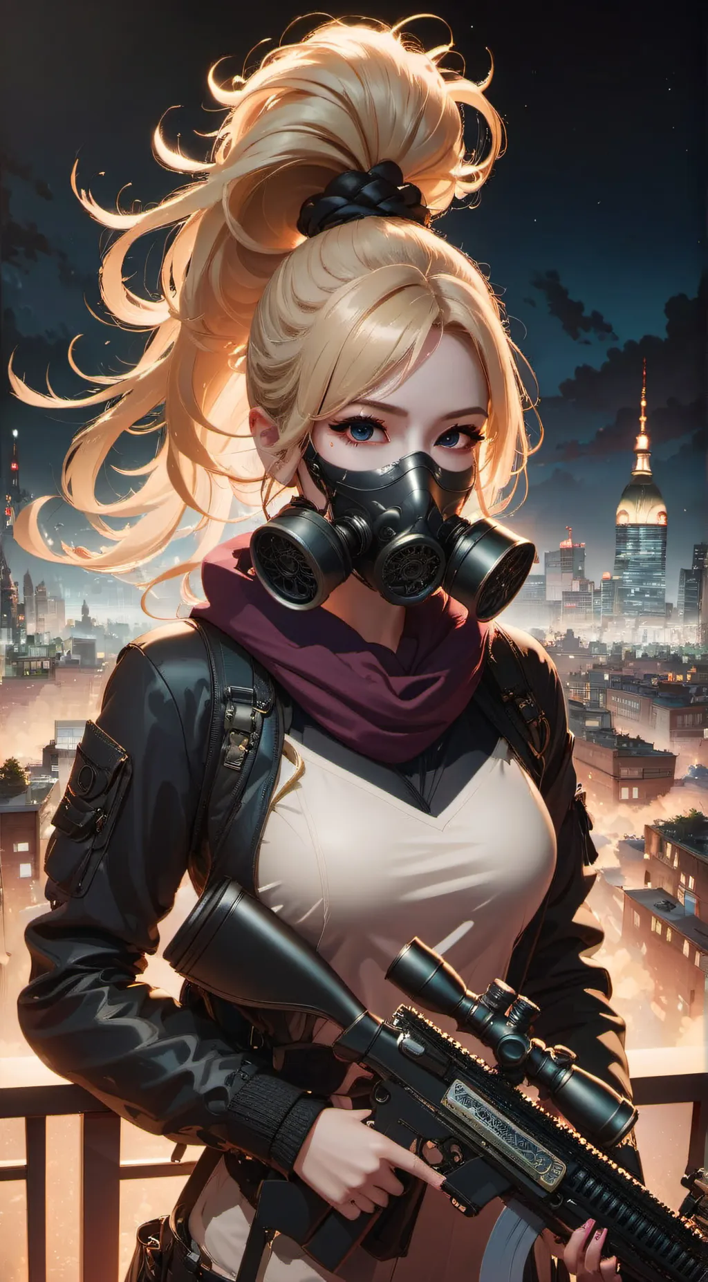 ai character: Marie background