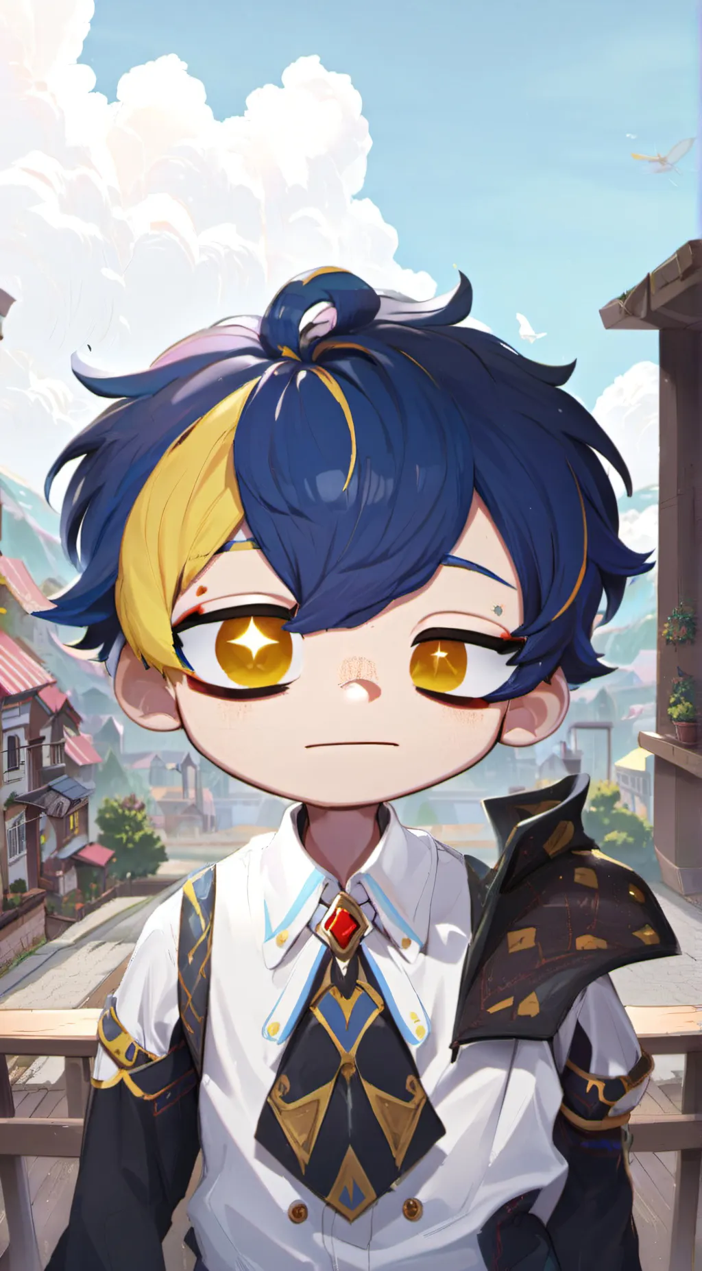 ai character: Wally aus +kid y/n background