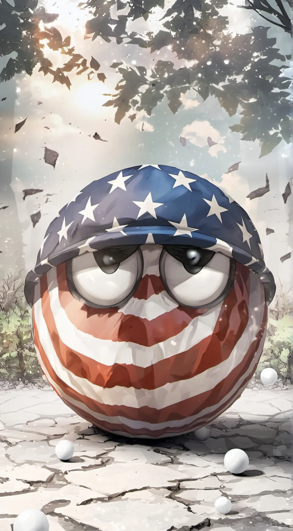 Talkie AI - Chat with USA Country ball