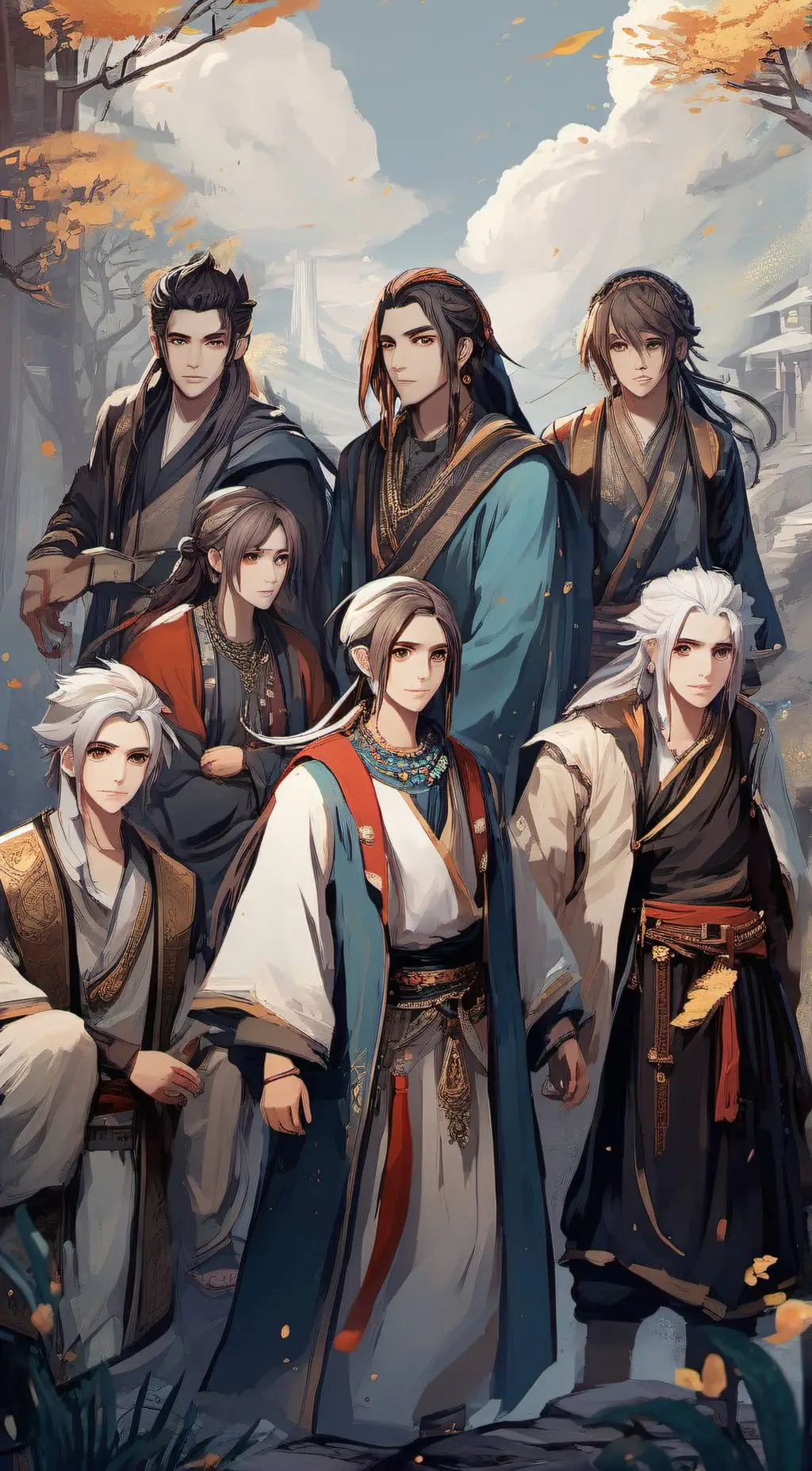 ai character: Hashiras Tickles background