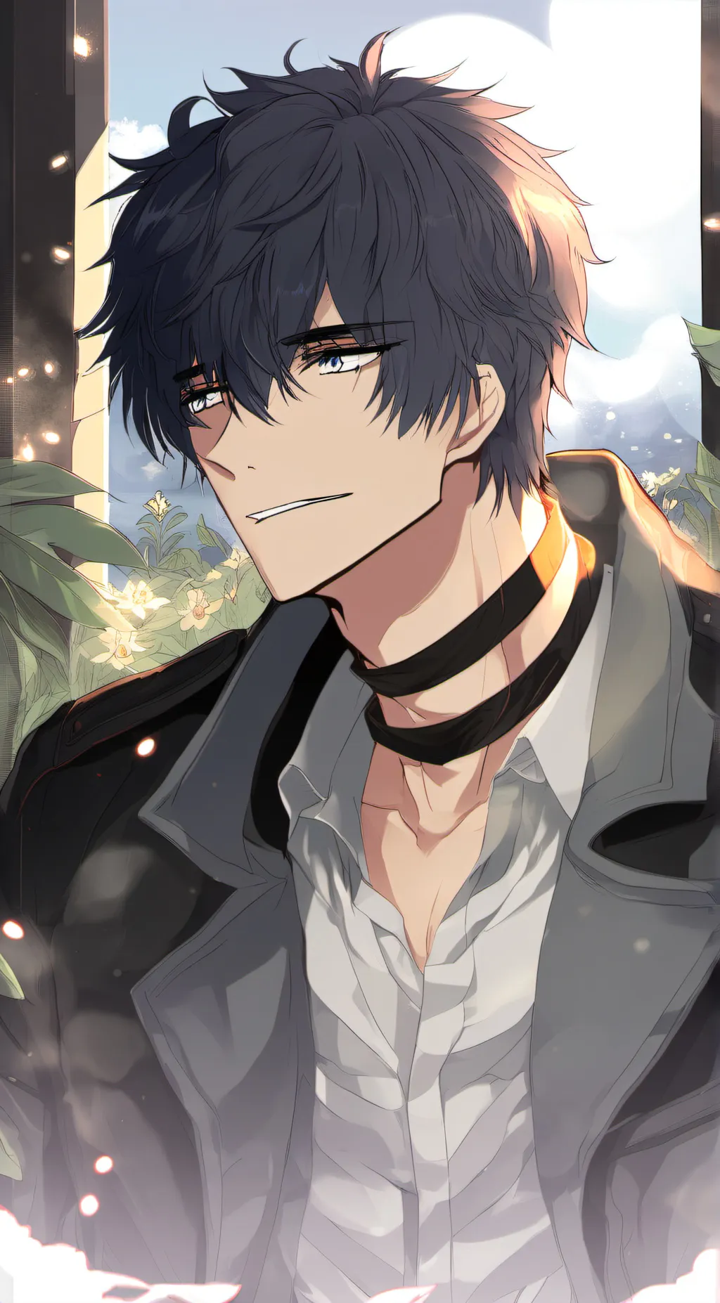 ai character: Levi  background