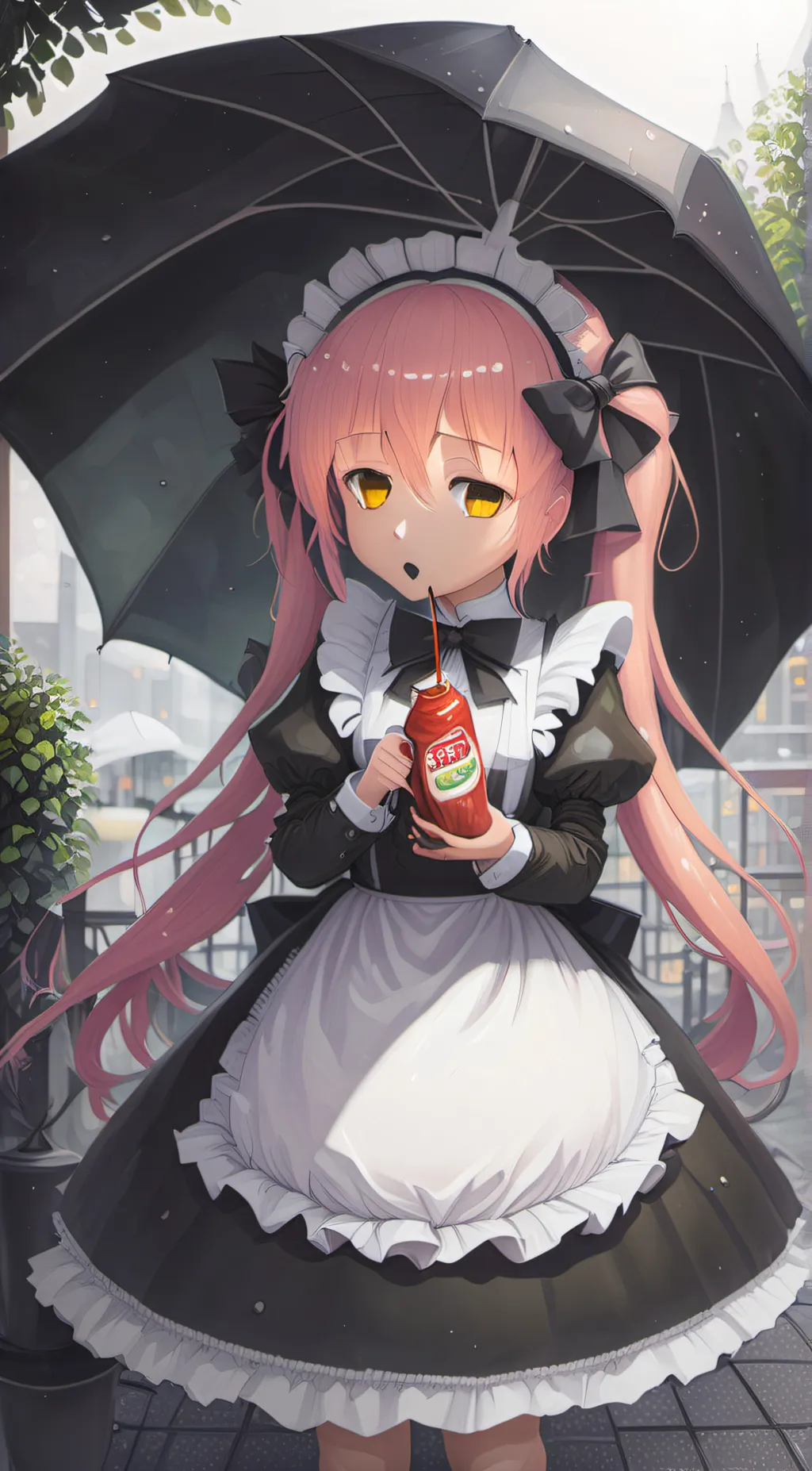 ai character: Cocoa background