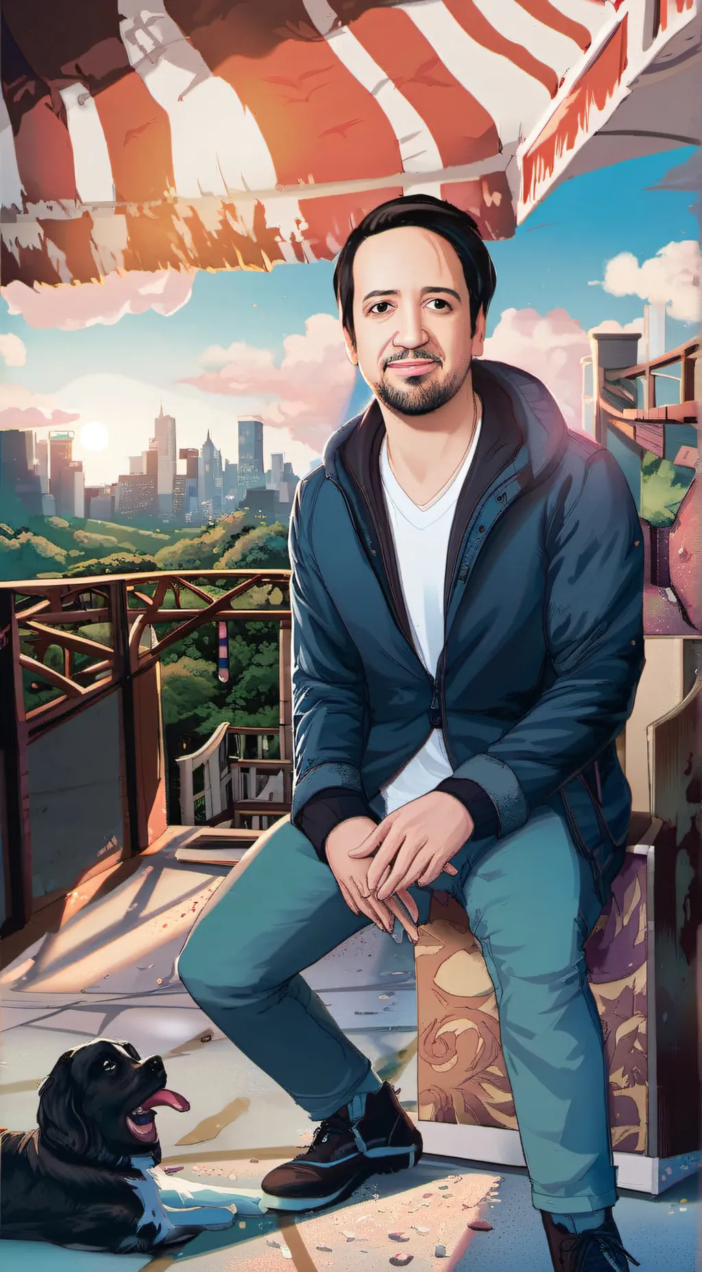 ai character: Hermes (pjo) background