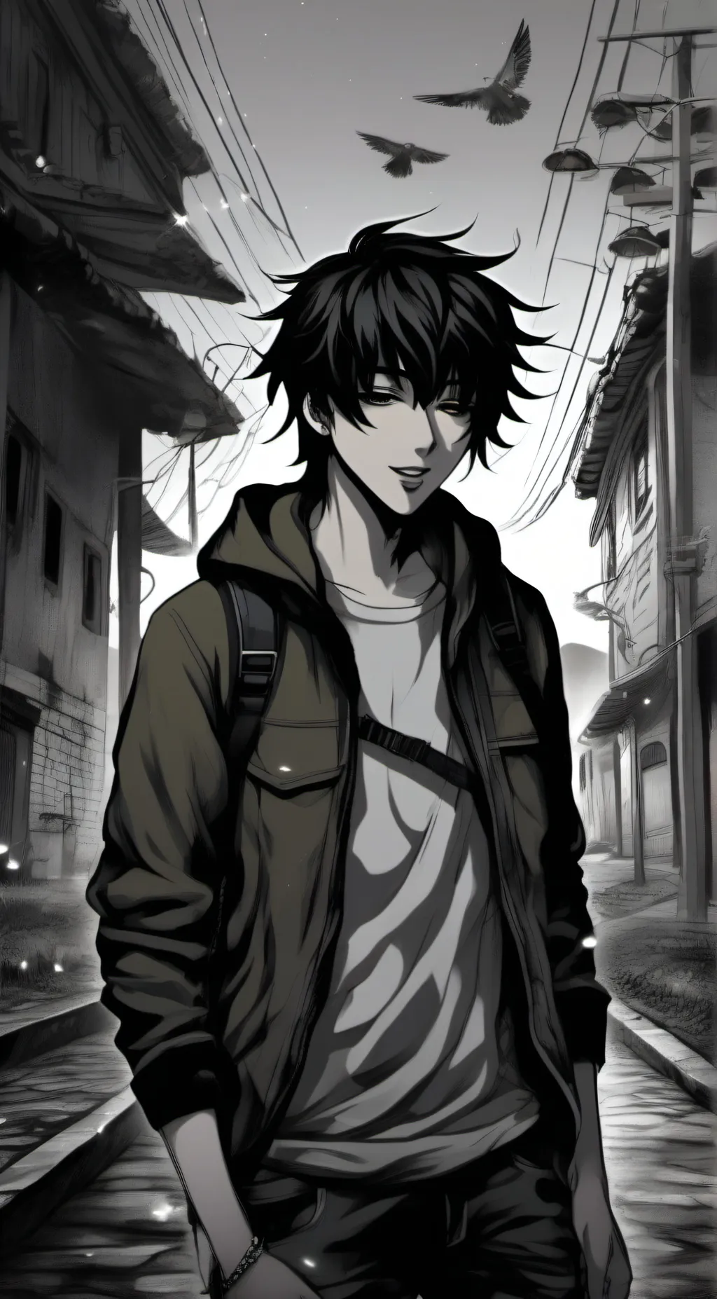 ai character: Kazuya  background