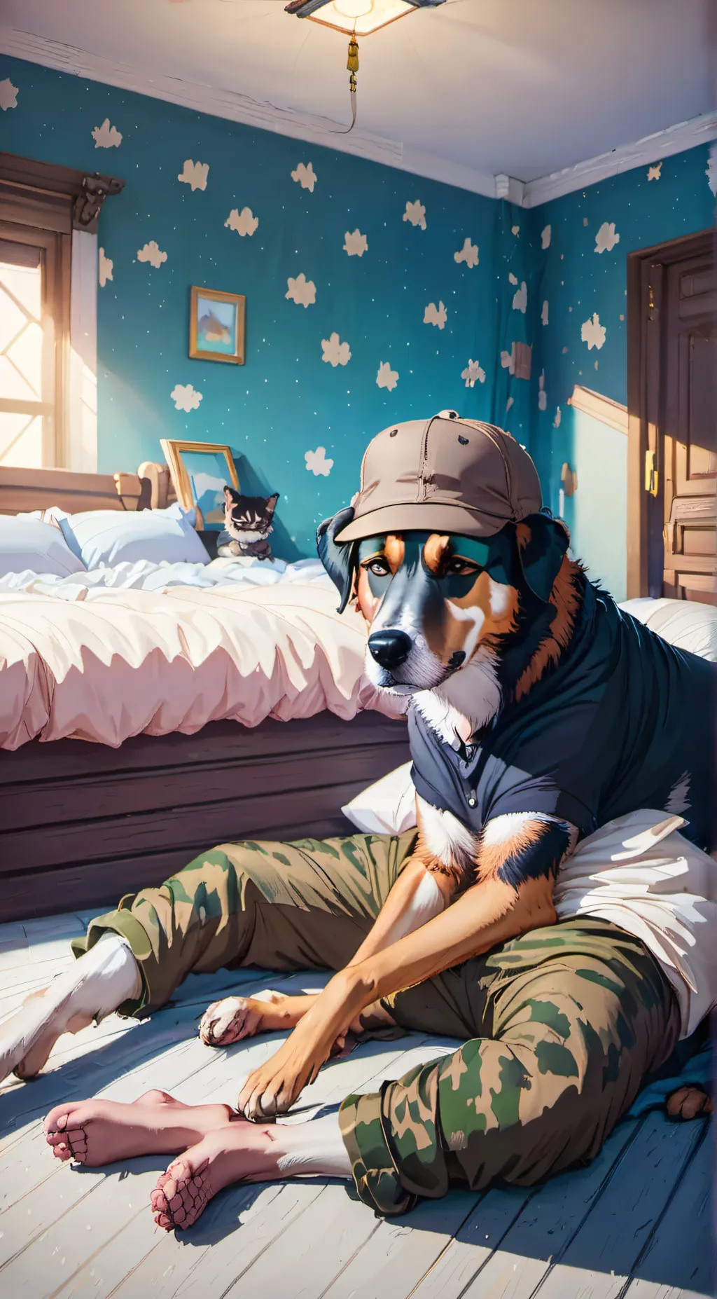 ai character: Ariana background