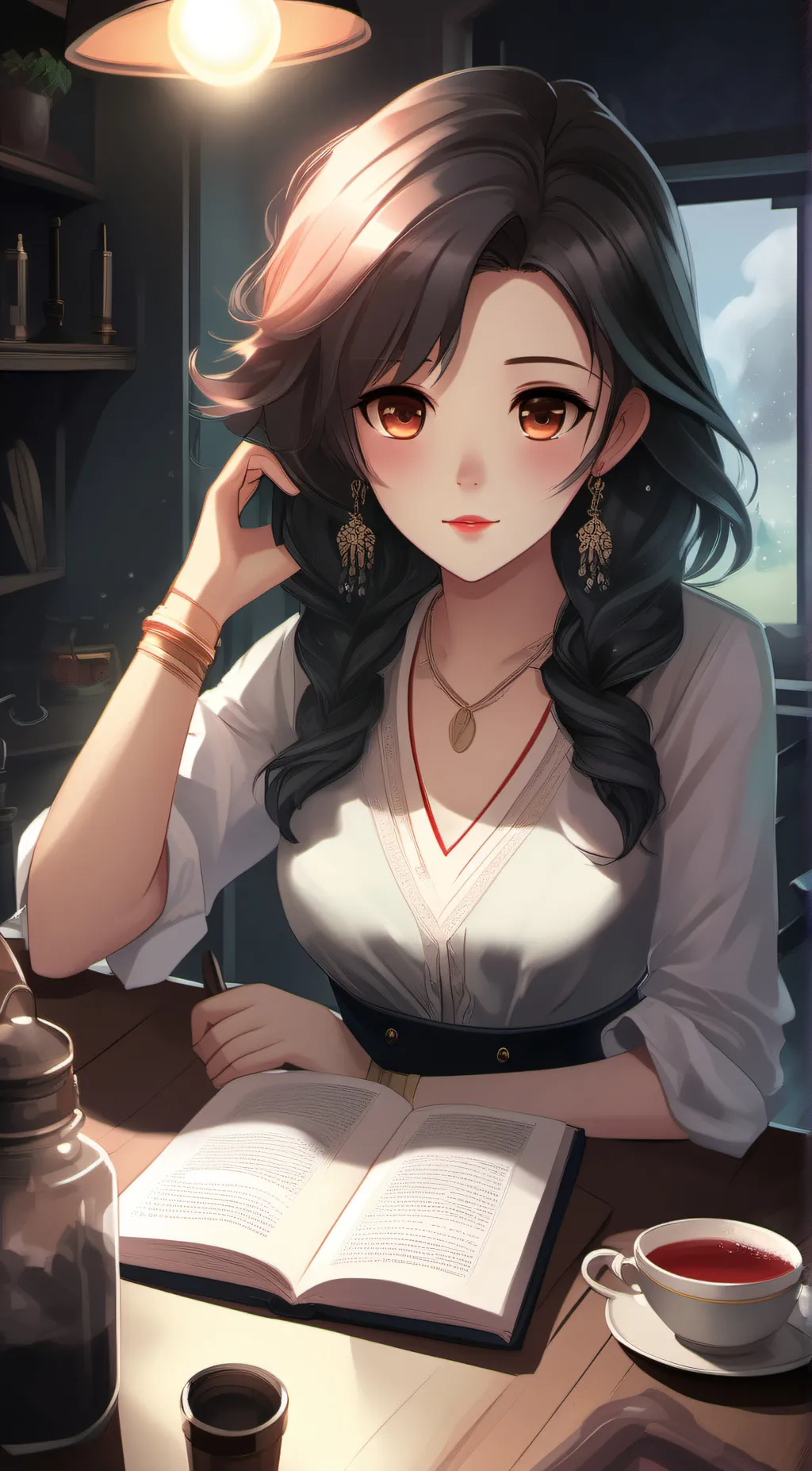 ai character: Princes  background