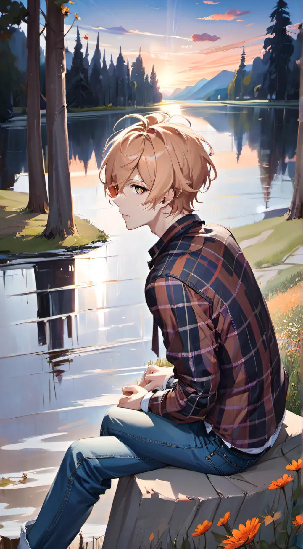 ai character: Jake Anderson  background